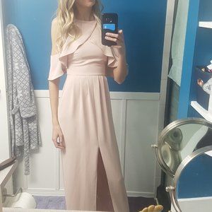 drop sleeve maxi dress